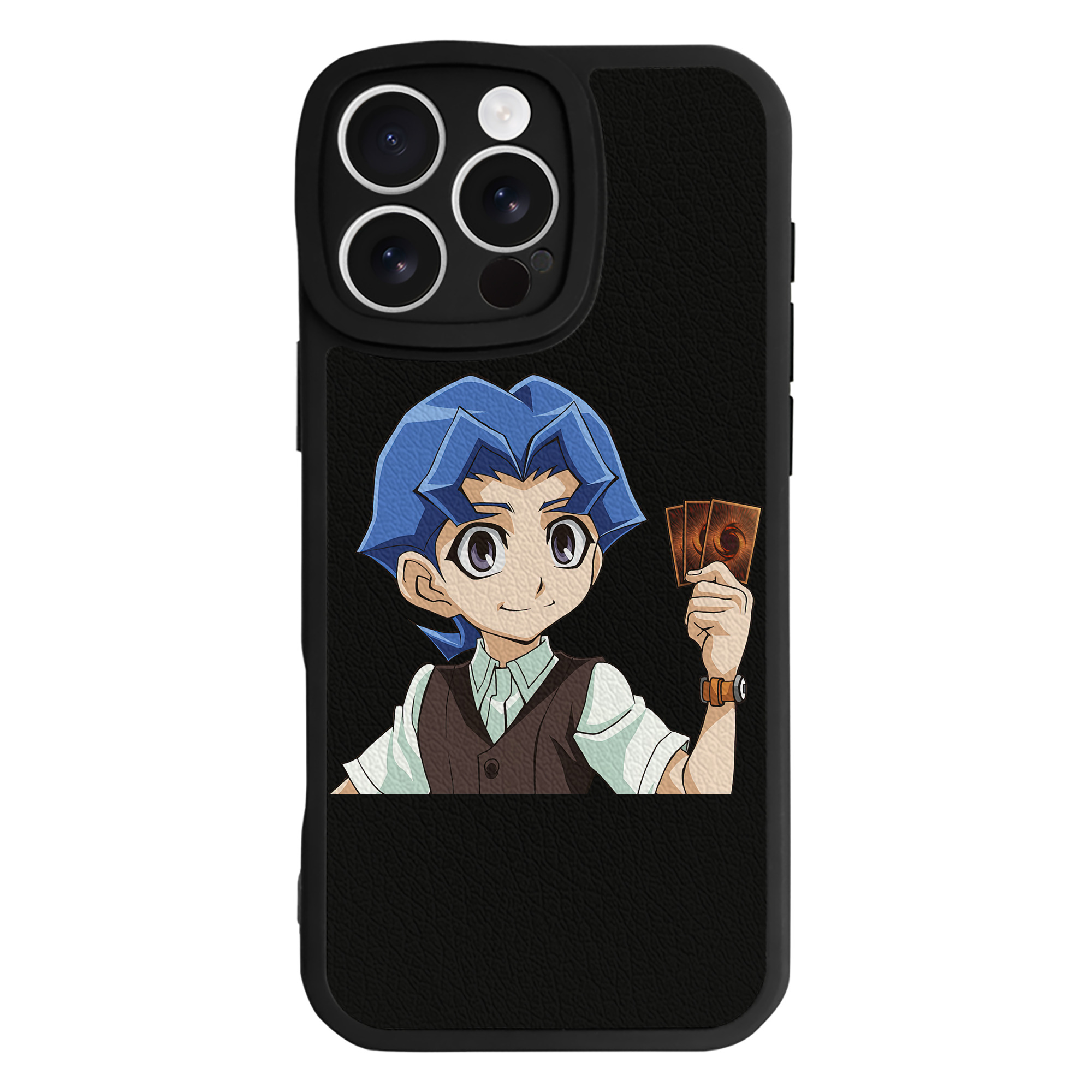 遊☆戯☆王 Yu-Gi-Oh! 【iPhone 16シリーズ対応】シリコンスマホケース（レザー調） 材質：シリコン